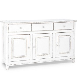 Credenza 3 ante 3 cassetti in legno Colette Bizzotto